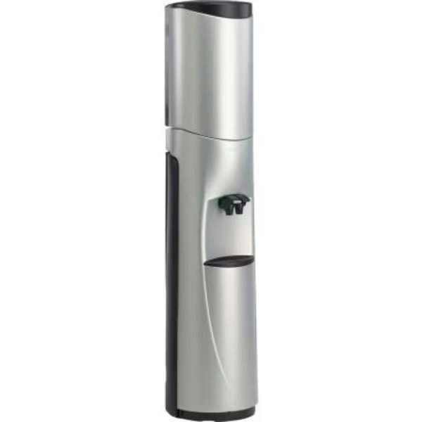 Aquaverve Pacifik Model Commercial Room Temp/Cold Bottled Water Cooler - Silver W/ Black Trim, Elite Holdings Group, Mfr#: PC101B-54