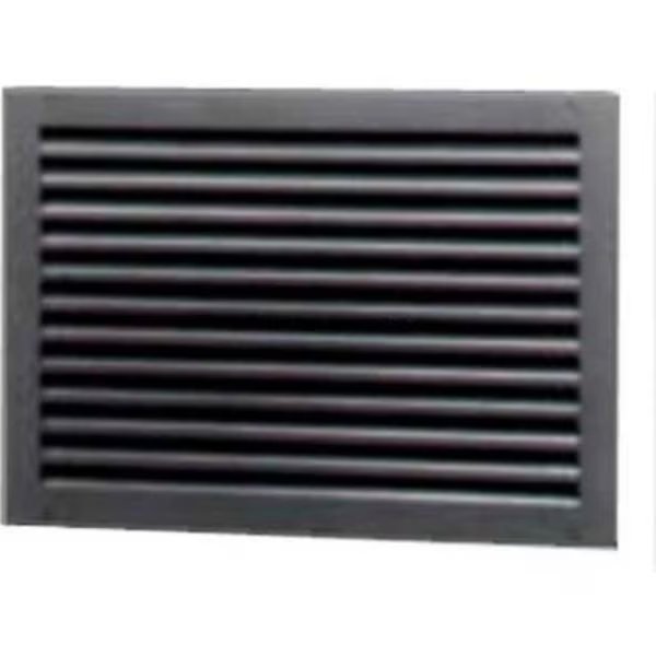 Steel Door Louver Two Piece 700A1212B, Inverted Split inYin, 50% Free Area, 12in X 12in, Bronze, Activar Construction Products Group, Mfr#: 700A 1212B