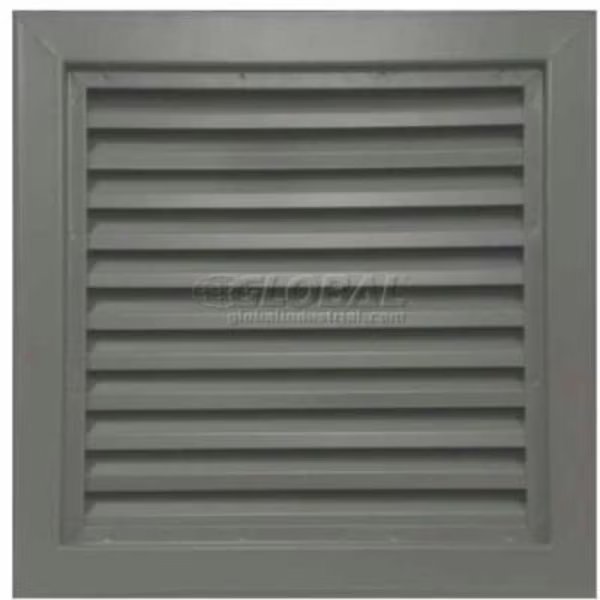 Steel Door Louver 800A12418G, Inverted inYin Blades, 50% Free Area, 24in X 18in, Gray Primered, Activar Construction Products Group, Mfr#: 800A1 2418G