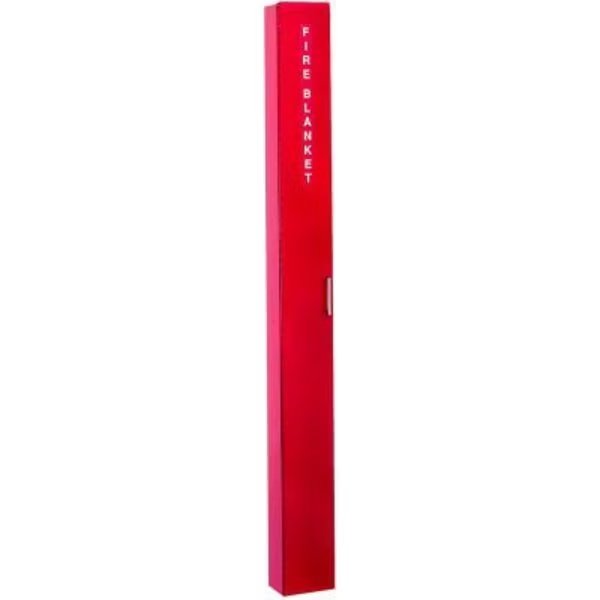 Royal Series Fire Blanket & Cabinet, Roller Type, 6-1/2in W x 4-1/2in D x 68inH, Red, , Activar Construction Products Group, Mfr#: 9519S21