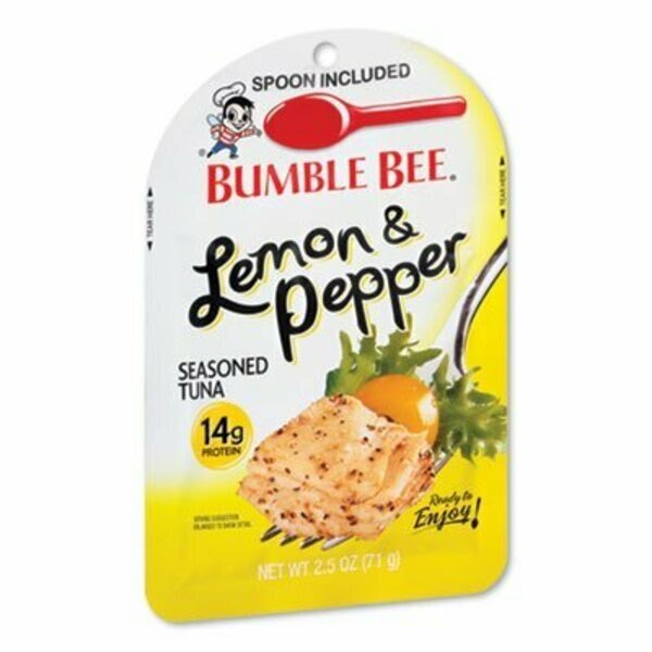 Ready To Enjoy Seasoned Tuna, Lemon And Pepper, 2.5 Oz Pouch, 12/carton, PK12, Bumble Bee Foods, Mfr#: KAR24064