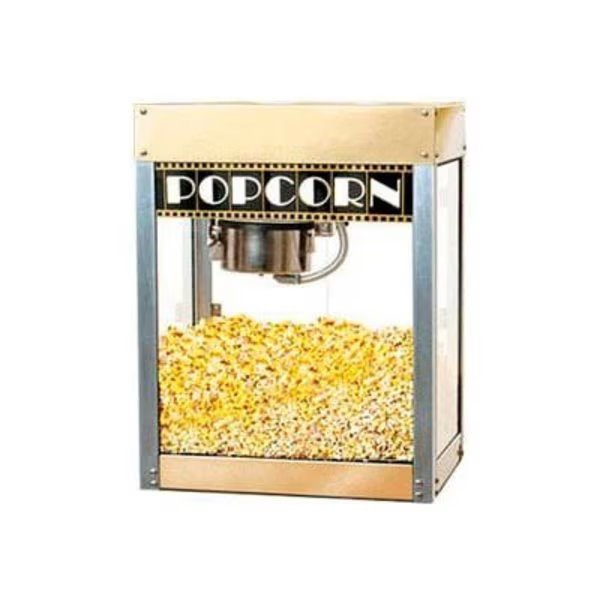 BenchMark USA Premier Popcorn Machine 4 oz Gold/Silver 120V 930W, Winco Dwl Industries Co, Mfr#: 11048