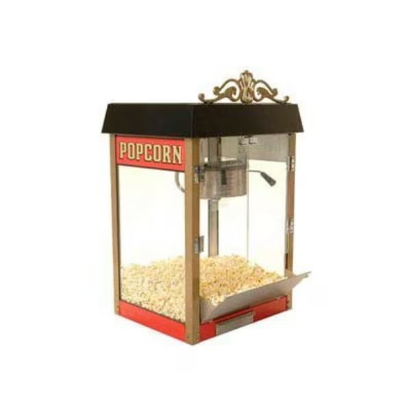 BenchMark USA Street Vendor 8 oz Red Popcorn Machine , 120V 1430W, Winco Dwl Industries Co, Mfr#: 11080