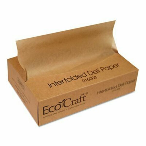 Ecocraft Interfolded Soy Wax Deli Sheets, 8 X 10 3/4, 12PK, Bagcraft, Mfr#: 016008