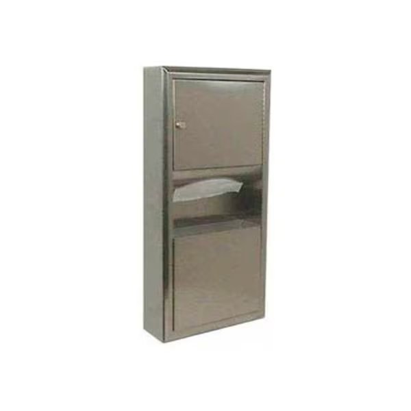 Bobrick ClassicSeries Surface Mount Folded Paper Towel Dispenser/Receptacle, Bobrick, Mfr#: B3699