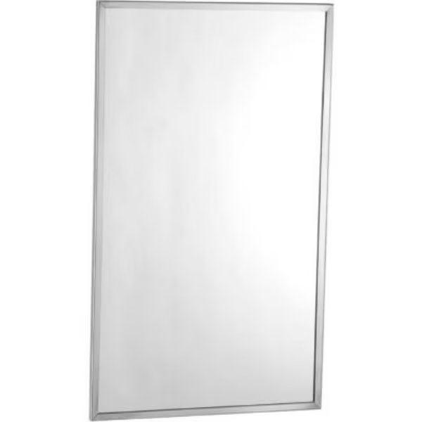 Bobrick Channel-Frame Mirror - 18inW x 24inH -, Bobrick, Mfr#: B-165 1824
