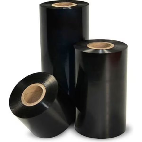 Zebra 3200 Wax & Resin Ribbons, 2-1/2inW x 244'L, 1/2in Core, Black, 12 Rolls/Case, Blue Star, Mfr#: 03200GS06407