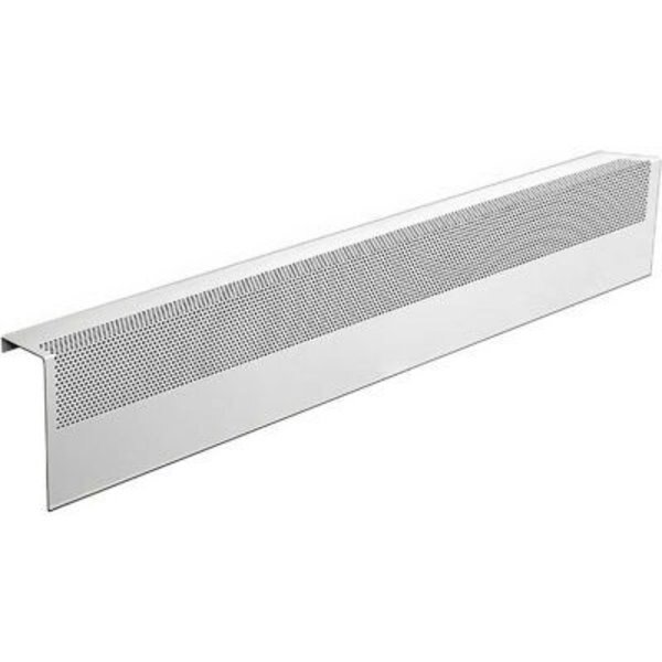 Baseboarders Basic Series 3 ft Steel Easy Slip-on Baseboard Heater Cover, White, Buss General Partner Co Ltd, Mfr#: BC001-36-WHT