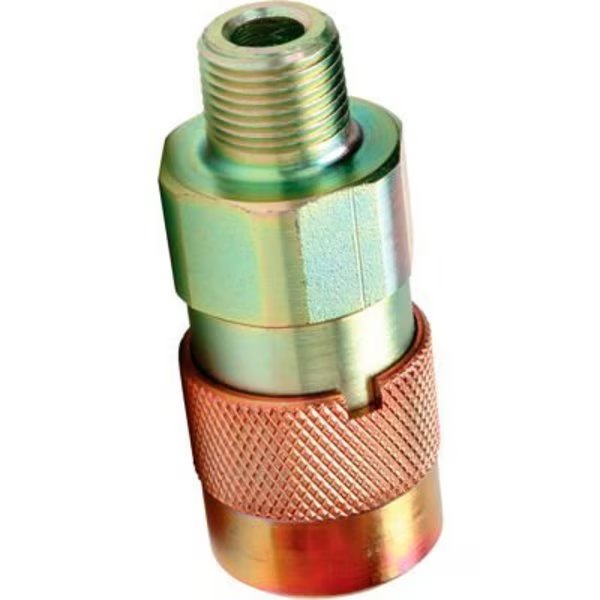 BVA Hydraulic Coupler Flush-Face Female Side, 3/8in-18 NPTF, Shinn Fu America-Bva Hydraulics, Mfr#: CFS38F