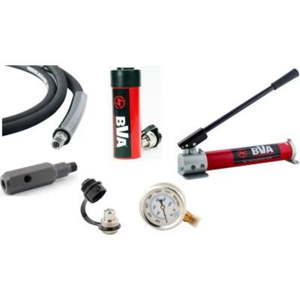 BVA Hydraulic Combo, 10 Ton, 6in Stroke Cylinder with P1000 Pump, Shinn Fu America-Bva Hydraulics, Mfr#: SP10-1006