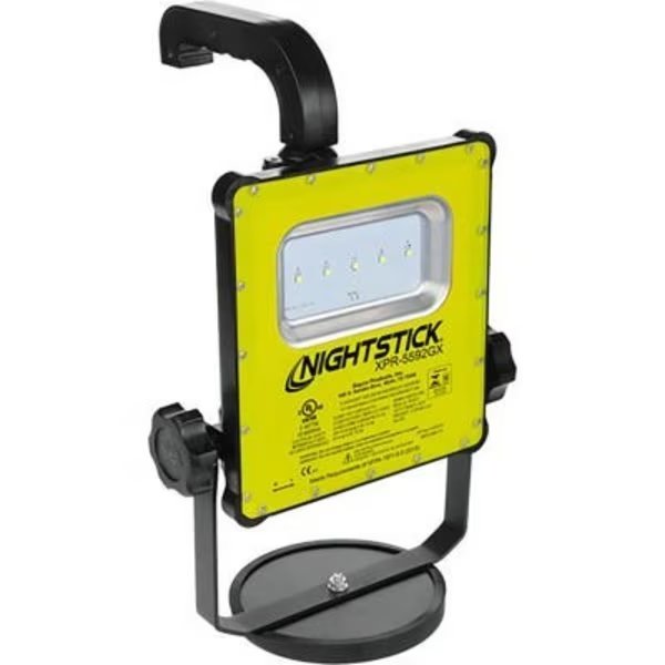 Nightstick Intrinsically Safe Rechargeable Led Scene Light, 1000 Lumen High, Green, Bayco, Mfr#: XPR-5592GX