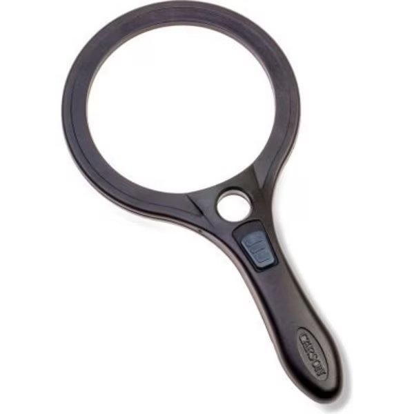 Carson Lume Series COB LED Magnifier, 4.5in with 2x / 7x Magnification, Black, Carson Optical, Mfr#: AS-95