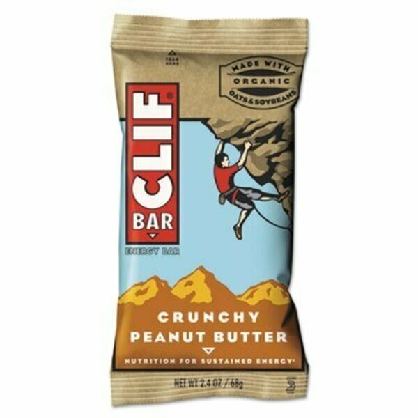 CLIF Bar, ENERGY BAR, CRUNCHY PEANUT BUTTER, 2.4 OZ, 12PK, Clif Bar & Co, Mfr#: 50120