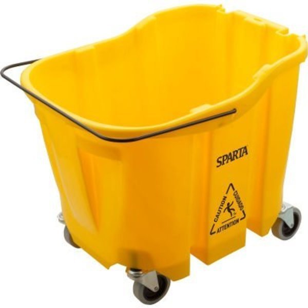 Sparta Mop Bucket, 35 qt Bucket Capacity, Yellow, Carlisle Foodservice, Mfr#: 7690404