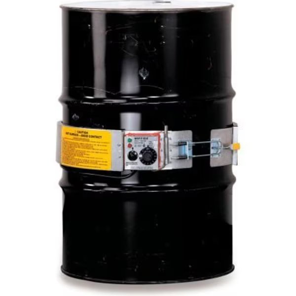 Drum Heater With Thermostat Control For 55 Gallon Steel Drum, 60-250F, 120V, Expo Engineered, Mfr#: AGM-55 L/R 120V