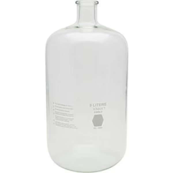 Kimble Kimax Heavy Duty Serum Bottles, 9L 2 gallon Borosilicate glass, Cp Lab Safety., Mfr#: 14960-9