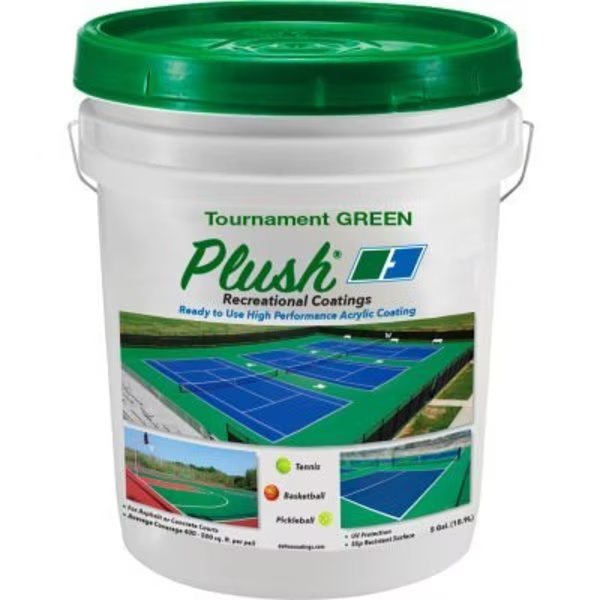 Plush Recreational Surface Coating, 5 Gallon, Tournament Green, Dalton Enterprises., Mfr#: 32003