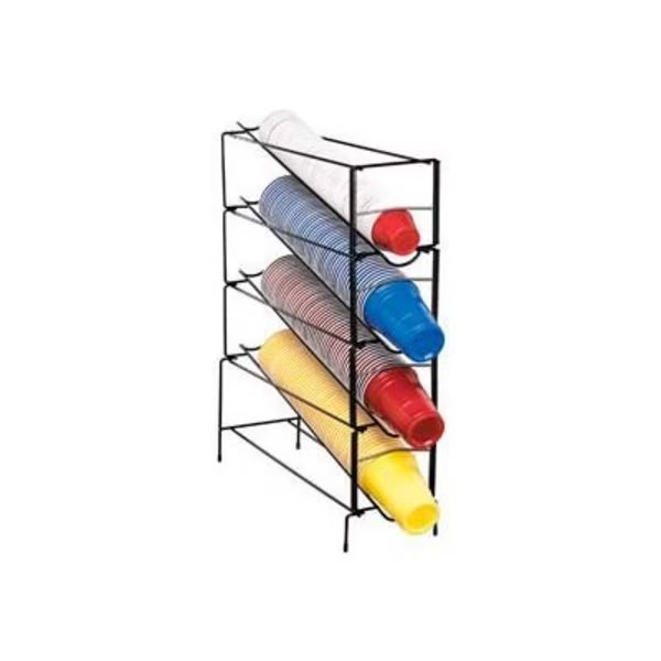 Dispense-Rite 4 Section Vertical Wire Rack Cup Dispenser, Dispense Rite, Mfr#: WR-CT-4