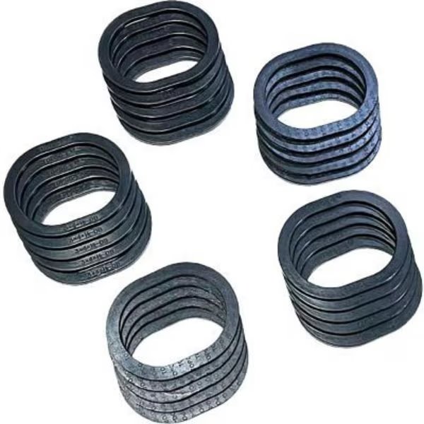 TOPOG-E Series 180 Handhole Gasket, 3-1/4in x 4-1/2in x 9/16in, Black Rubber, Obround, 2 Pack, Meilner Mechanical Sales, Mfr#: T180-3-1/4X4-1/2X9/16OB-PK25