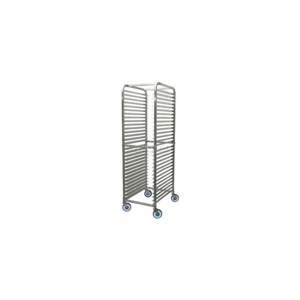 Winco 30-Tier Aluminum Rack W/ Brake, Winco Dwl Industries Co, Mfr#: ALRK-30BK