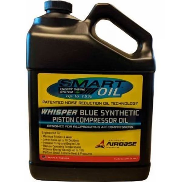 EMAX Smart Oil - Piston CompressorWhisper Blue- Synthetic - Gallon, Emax Compressor, Mfr#: OILPIS102G