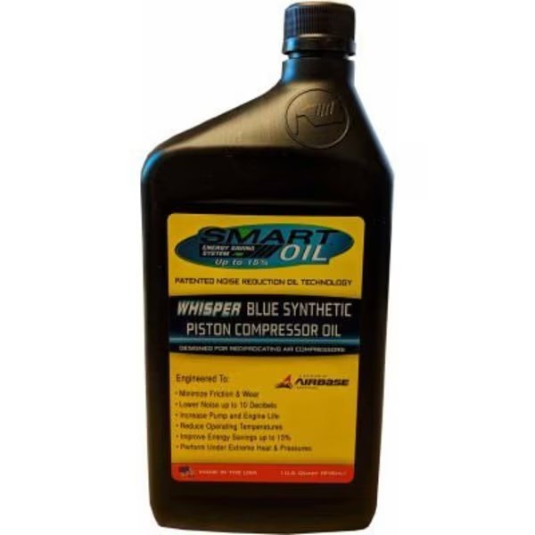 EMAX Smart Oil - Piston Compressor Whisper Blue Synthetic - Quart, Emax Compressor, Mfr#: OILPIS102Q