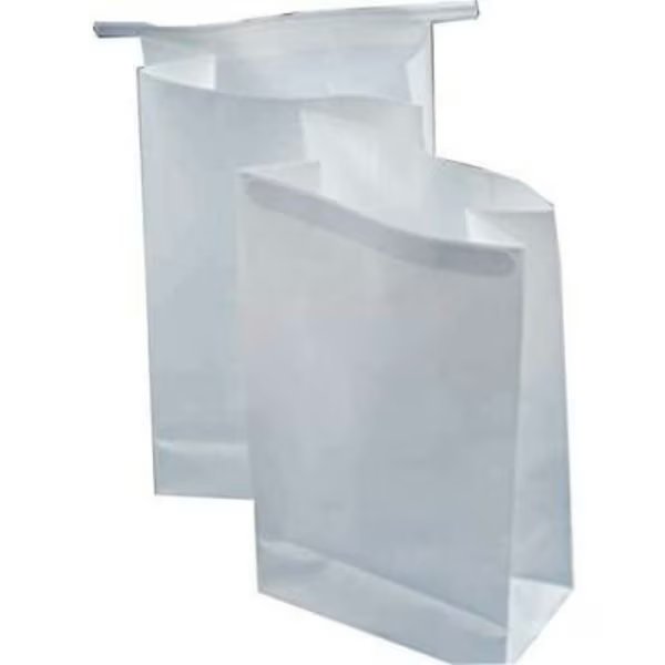 Air Sickness Bags W/ Adhesive Tape Closure, 4-1/2inW x 2-1/2inD x 28-1/2inL, 3 Mil, White, 1000/Pack, Elkay Plastics Co, Mfr#: SB452585T