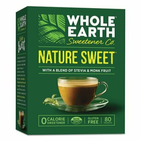 Nature Sweet Sweetener, 2 G, 80 Per Box, Whole Earth Sweetener, Mfr#: 00139