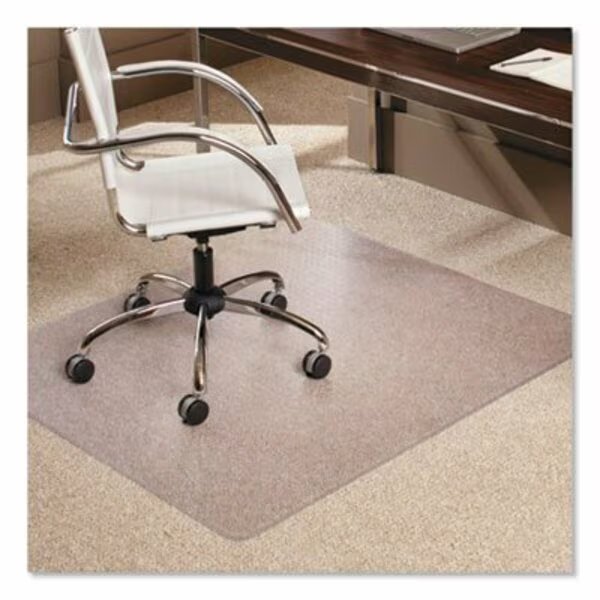 ESRobbins, MULTI-TASK SERIES ANCHORBAR CHAIR MAT FOR CARPET UP TO 0.38in, 46 X 60, CLEAR, E.S. Robbins, Mfr#: 128371