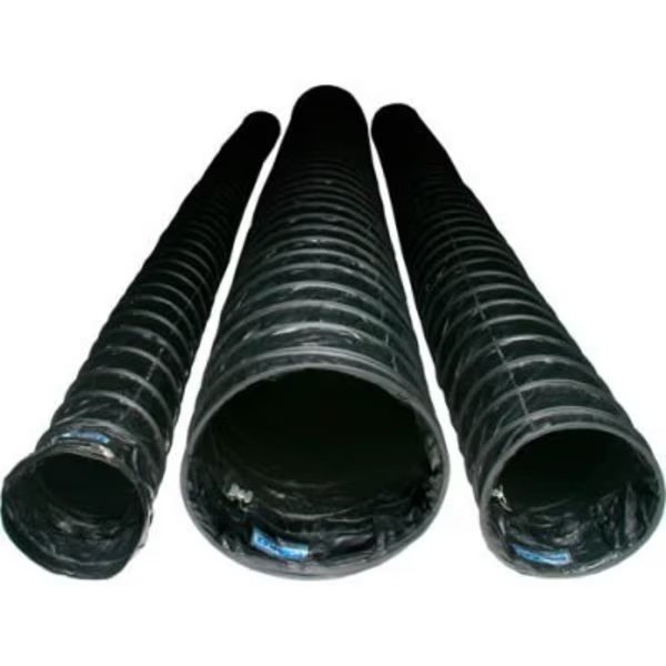 EckoFlex Flame Retardant Conductive Duct For 8in Fan, 15'L, Euramco Safety, Mfr#: FDT0815CBB