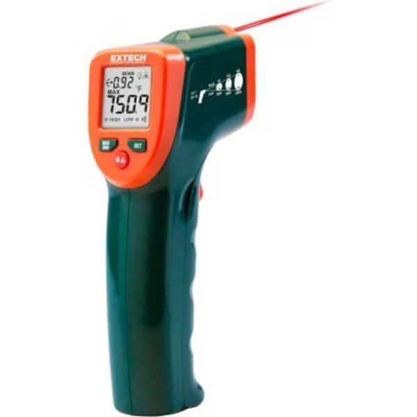 Extech 12:1 Mini Infrared Thermometer W/Type K Input, Flir Commercial Systems, Mfr#: IR267