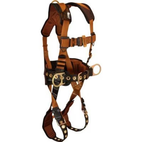 FallTech ComforTech 3-D Full Body Harness, 3 D-rings, Size L/XL, Falltech, Mfr#: 7081BXL