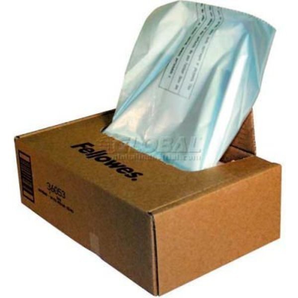 Fellowes Powershred Shredder Waste Bags, 100/Box, Fellowes Mfg, Mfr#: 36053