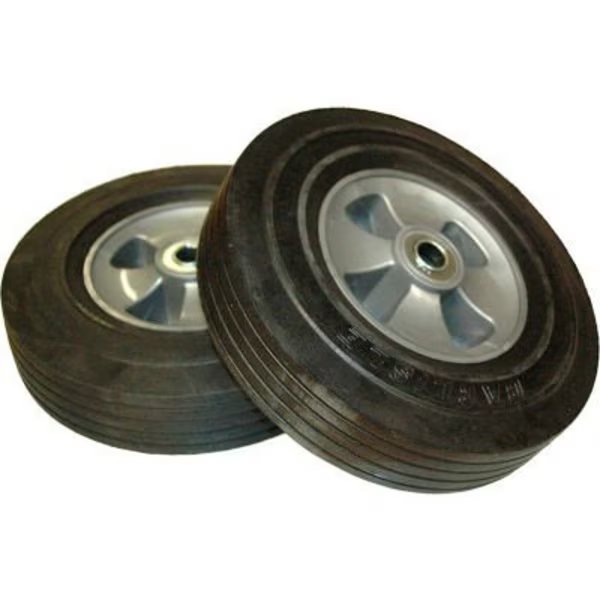Rubbermaid 10in Wheel Kit with Hardware Includes 2 10in Wheel, 4 Washers, 2 Axle Nuts, Specialmade Goods And Services, Mfr#: FG1004L30000