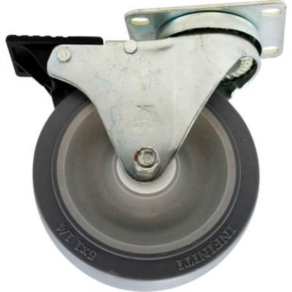 Rubbermaid 5in Heavy Duty Swivel Caster for Rubbermaid Trademaster Carts, Specialmade Goods And Services, Mfr#: FG4532L20000
