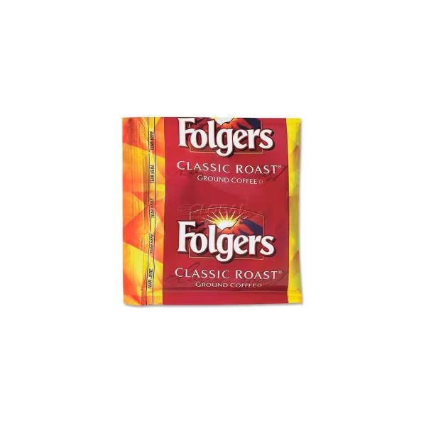 Folgers® Classic Roast Coffee, Regular, 0.9 oz., 36/Carton, Folgers, Mfr#: FOL06125
