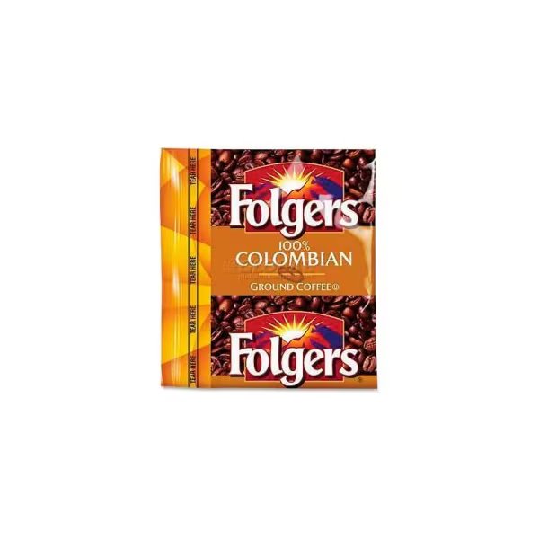 Folgers® Colombian Pouch Coffee, Regular, 1.75 oz., 42/Carton, Folgers, Mfr#: FOL06451
