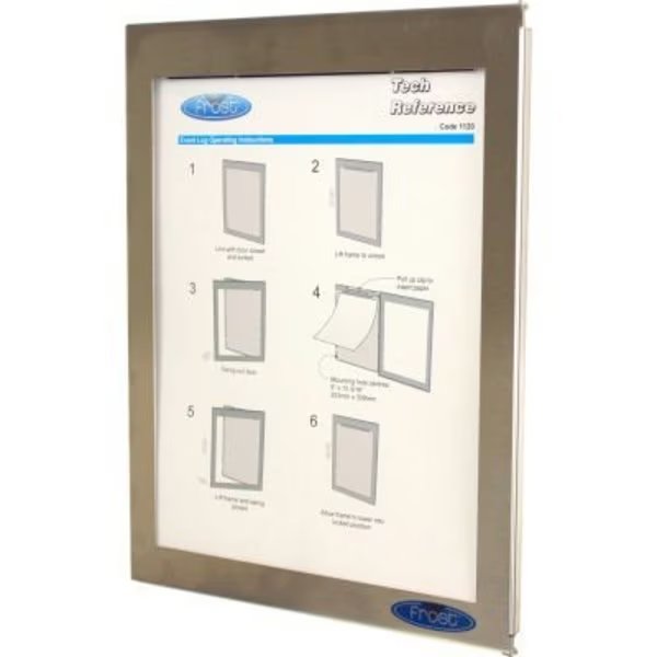 Frost Enclosed Event Log & Communication Display w/ Stainless Steel Frame, Frost Products Ltd, Mfr#: 1120