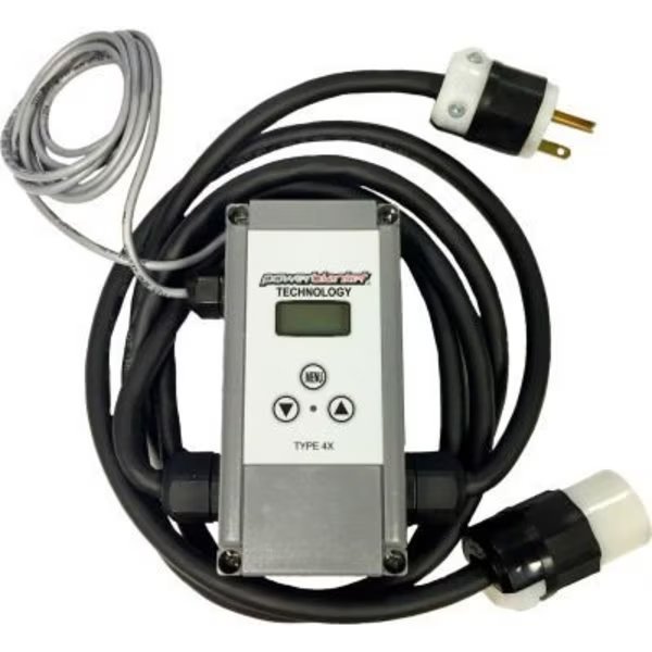 Digital Temperature Controller, 15 Amps Max, 20 Amp Plug, Powerblanket, Mfr#: GHT2002J-5-20