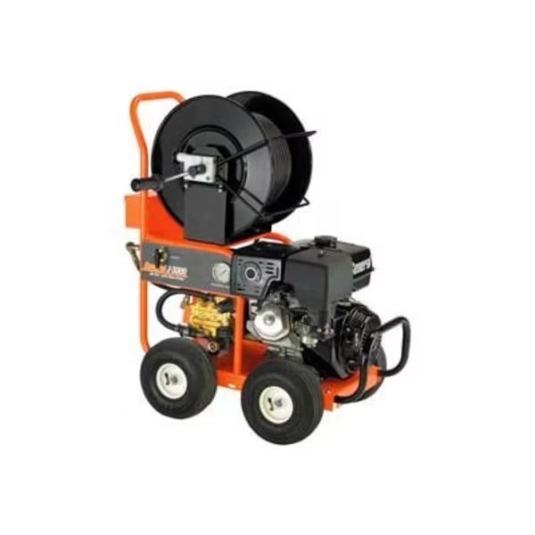 General Wire Gas Water Jet w/ 200'x3/8in Hoses, Nozzle Set & Cleaning Tool, General Wire Spring, Mfr#: JM-3000-B