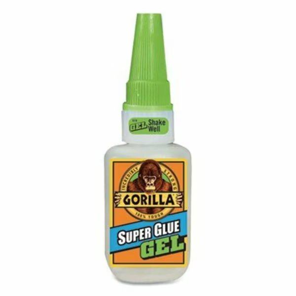 Gorilla, SUPER GLUE GEL, 0.53 OZ, DRIES CLEAR, 4PK, Gorilla Glue, Mfr#: 7807301CT