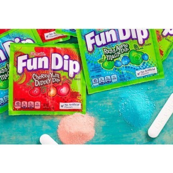 Lik M Aid Fun Dip Small, 0.5 oz, 48 count, Green Rabbit Holdings, Mfr#: 20900166