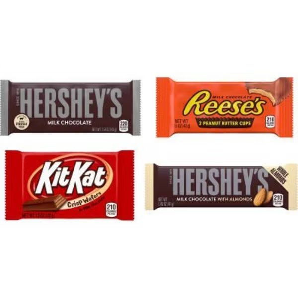 Hershey Chocolate Full Size Variety Pack, 45 oz, 30 Count, Green Rabbit Holdings, Mfr#: 24600031