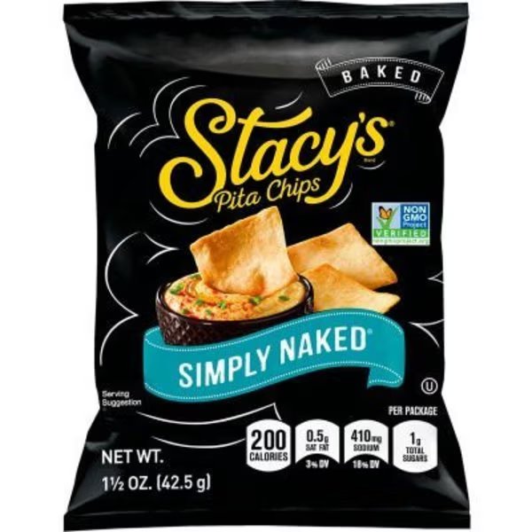 Stacy's Pita Chips Simply Naked, 1.5 oz, 24 Count, Green Rabbit Holdings, Mfr#: 29500039