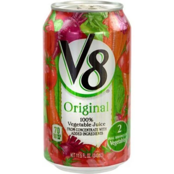 V8 Original Vegetable Juice, 11.5 oz, 28 Count, Green Rabbit Holdings, Mfr#: 90000092