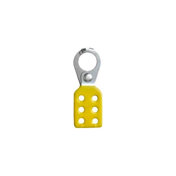 Horizon Mfg. Lockout Tagout Hasp, , Interlocking Style, 1" Opening, Yellow, Horizon Mfg, Mfr#: 5514