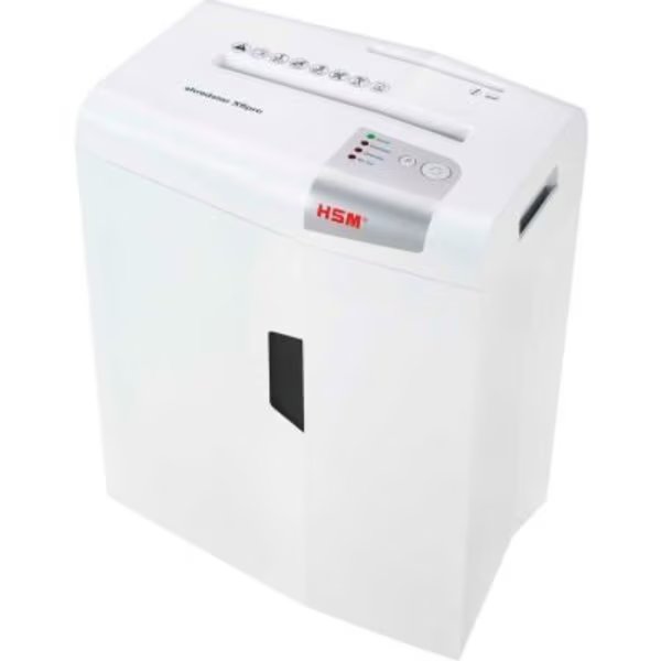 HSM shredstar X6pro Micro-Cut Shredder with CD Slot - 6 Sheet - 5.3 Gallon Capacity - White, Hsm Of America, Mfr#: HSM1046
