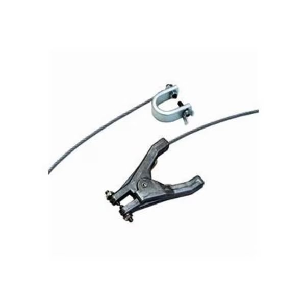 Hubbell Hand Clamp & C-Clamp w/ 5 Ft. 7X19 Stranded Flex. Steel Cable, Gleason Reel, Mfr#: GCSP-HC-05