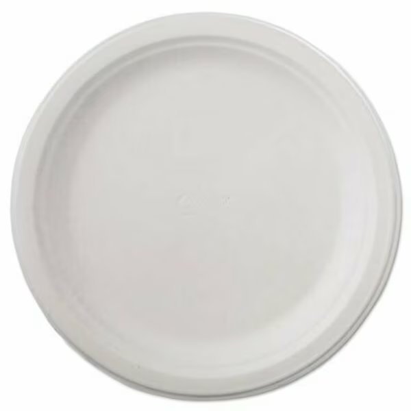 Chinet, Classic Paper Dinnerware, Plate, 9 3/4in Dia, White, 4PK, Huhtamaki, Mfr#: 21232