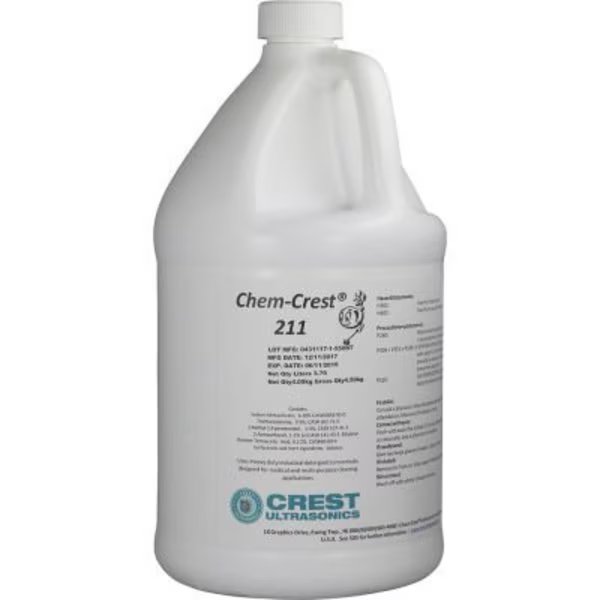 Chem Crest 211 Non-Caustic Medical Wash Solution - 5 Gallon Pail - Crest Ultrasonic, Crest Ultrasonics, Mfr#: 700211P